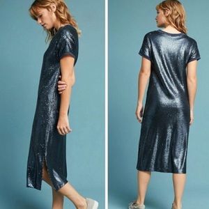 Anthropologie Moulinette Soeurs Interstellar Tunic Sequin Dress